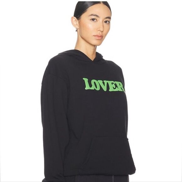 Bianca Chandon Lover Logo Hoodie in black and white. Unisex Large - Picture 9 of 11